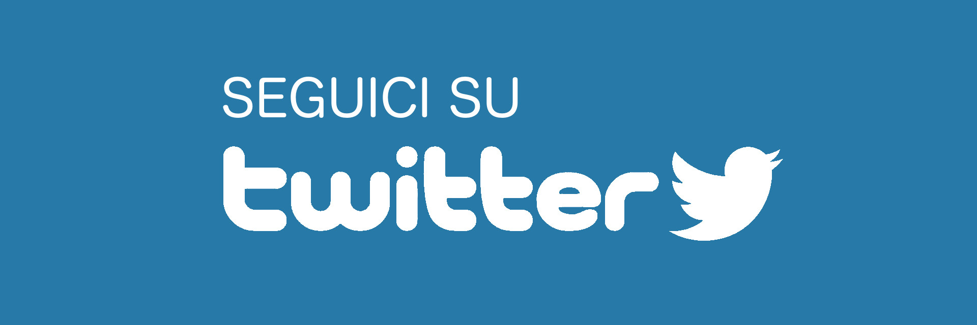 Seguici su Twitter